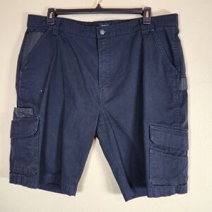 Dickies black Denim Carpenter cargo Shorts Men's Size 40 Loose Stretch work hike
